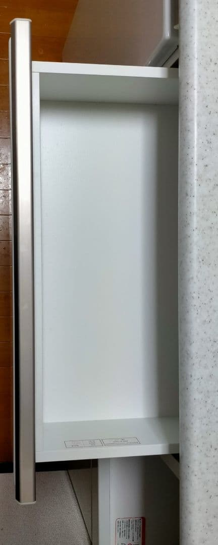 ニトリ　キッチンボード　アルミナ2 120KB WH 食器棚 上半分 白