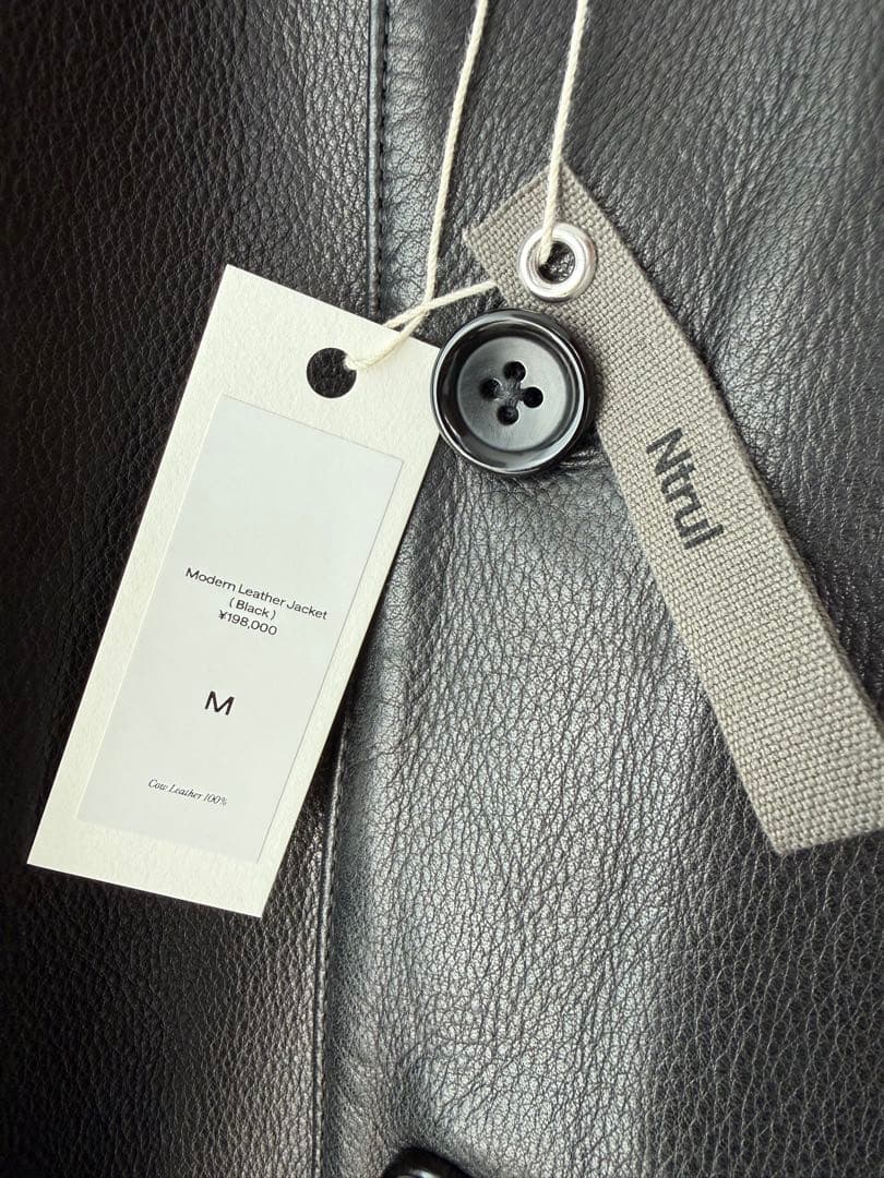 ジャケット・アウター NTRUL MODERN LEATHER JACKET DISSONANCE