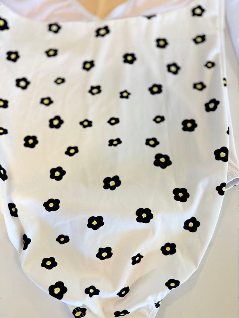 オリジナルレオタード　ホワイトデイジーM