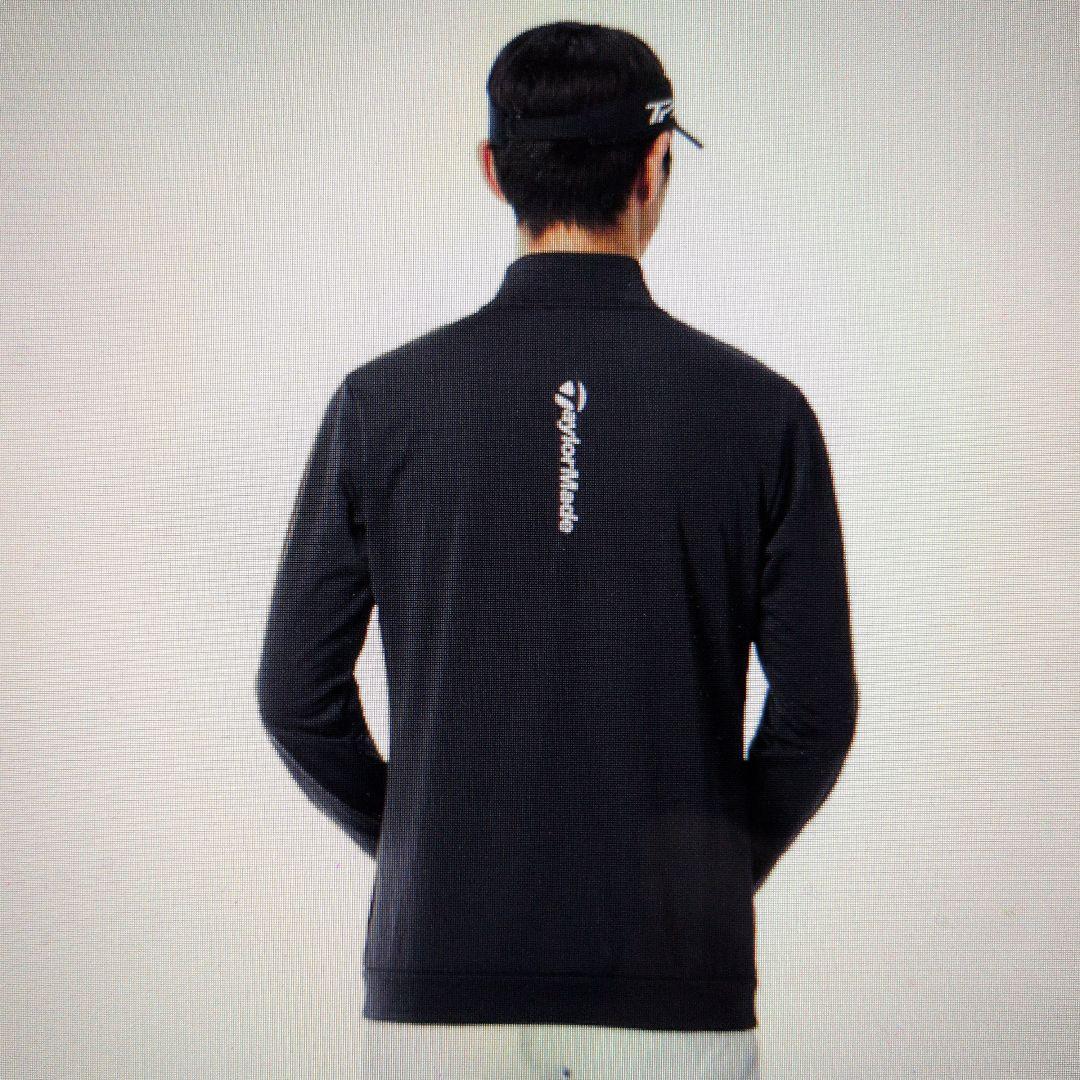 テーラーメイド ゴルフ:メンズ:Lサイズ:フリースライニングハーフジップ / 黒