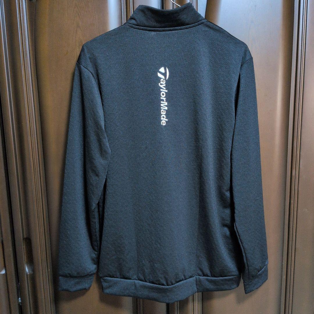 テーラーメイド ゴルフ:メンズ:Lサイズ:フリースライニングハーフジップ / 黒