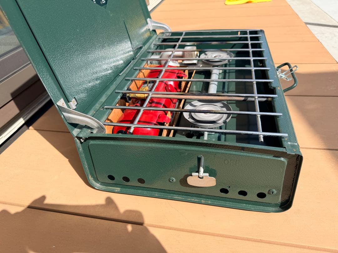 Coleman ツーバーナーコンロ グリーン