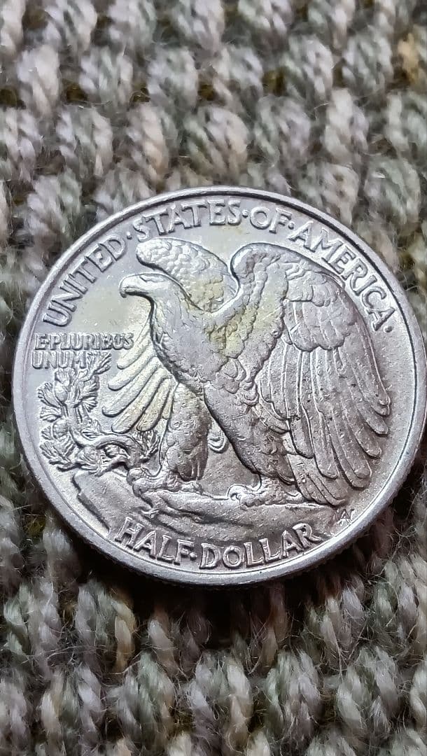1943年 ウォーキング・リバティ ハーフダラー