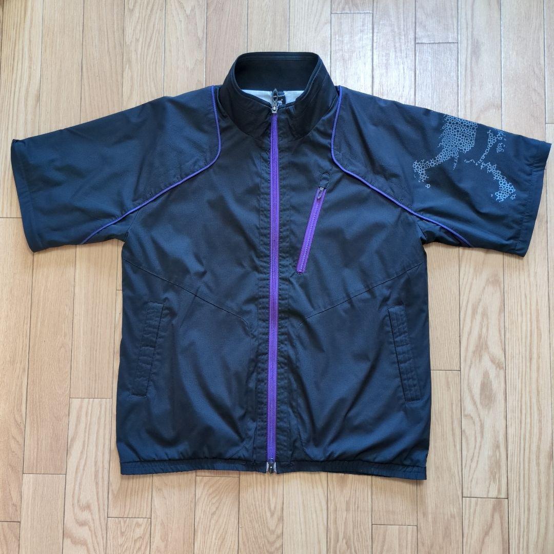 オークリー ゴルフ 2WAY L スカル 黒　パープル　ドクロ　ブラック