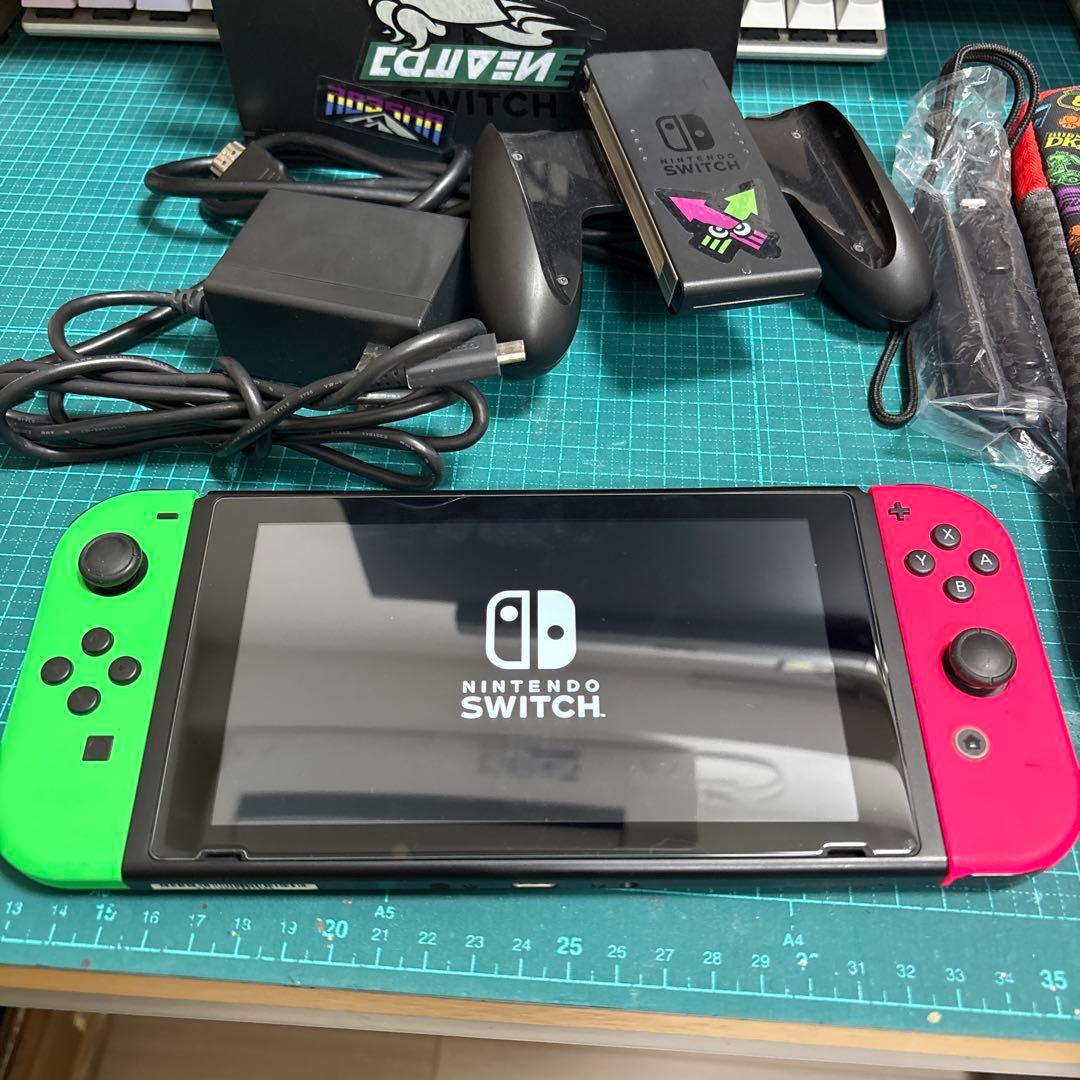 Nintendo Switch 本体 スプラトゥーンデザイン 動作確認済