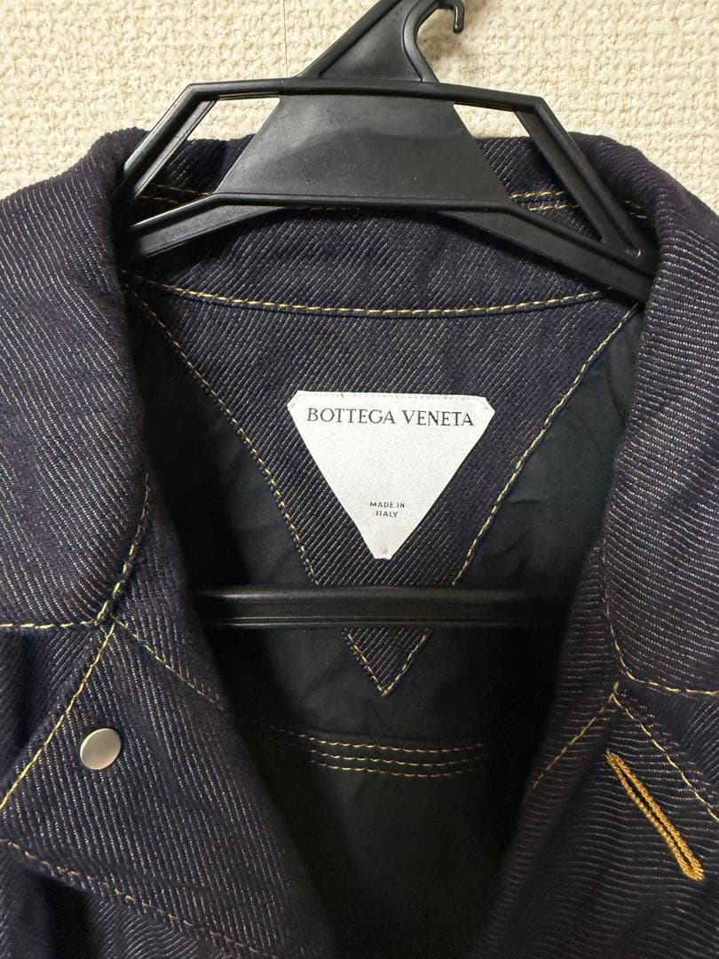 BOTTEGA VENETA ダークブルー ショートスリーブジャケット