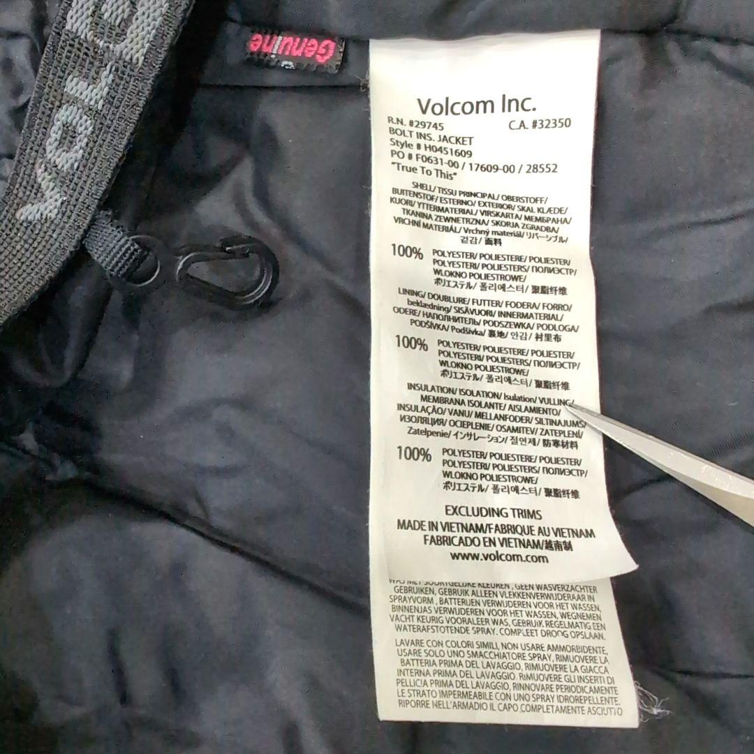 ●ボルコム　VOLCOM　スノーボードウエア　 BOLT INS. JACKET