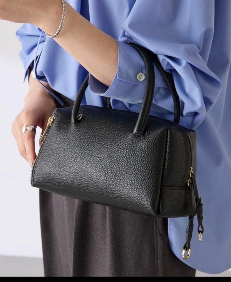 新品未使用COLLAGE GALLARDAGALANTE レザーチャームボストン