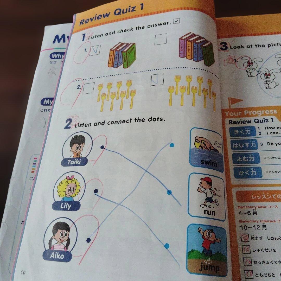 ベネッセ　BE studio 英語教室　教材　エレメンタリーベーシックコース