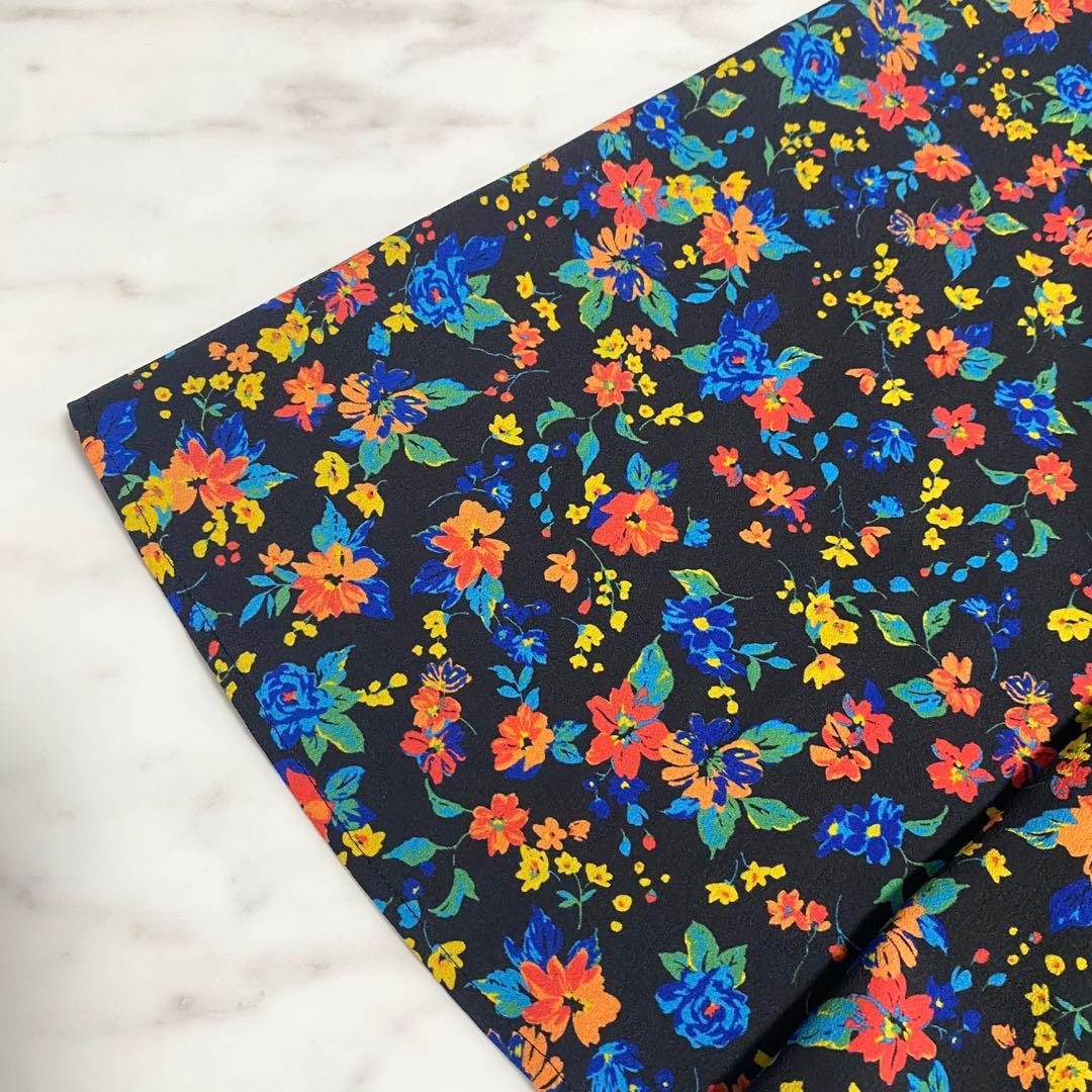 【極美品】24AW✨️完売品 アンティークフラワーノーカラー ワンピース 手洗い可