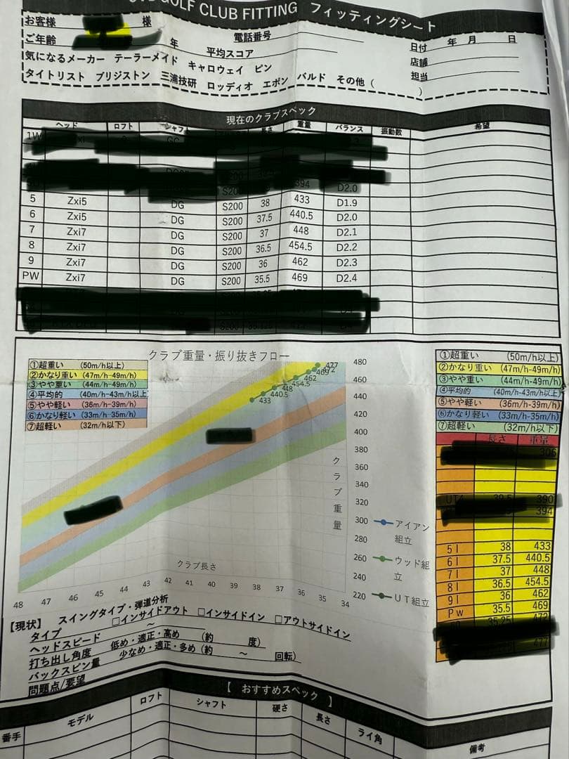 スリクソンZXi5 ZXi7コンボ　DGs200 完璧セッティング