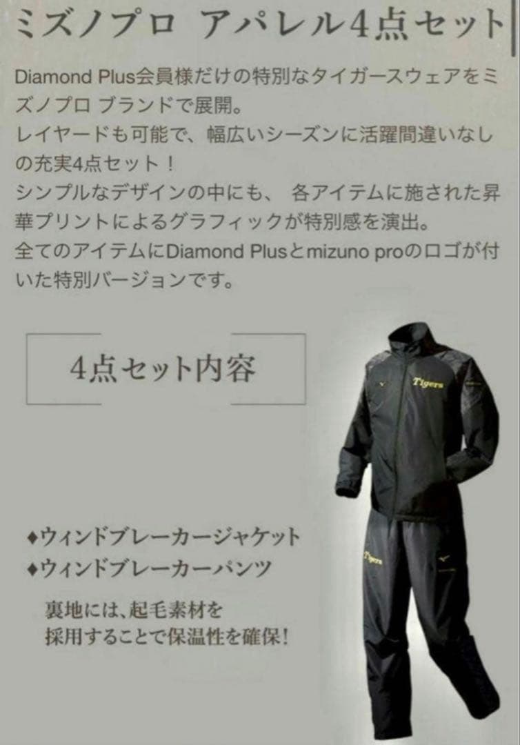 ミズノプロ 4点セット Lサイズ