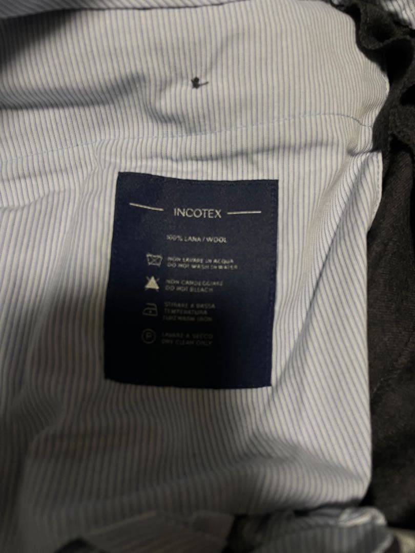 INCOTEX インコテックス ウールスラックス 46