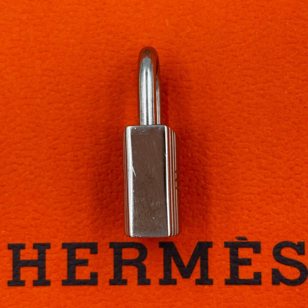 HERMÈS エルメス カデナ/南京錠 鍵セット No.104 美品 シルバー