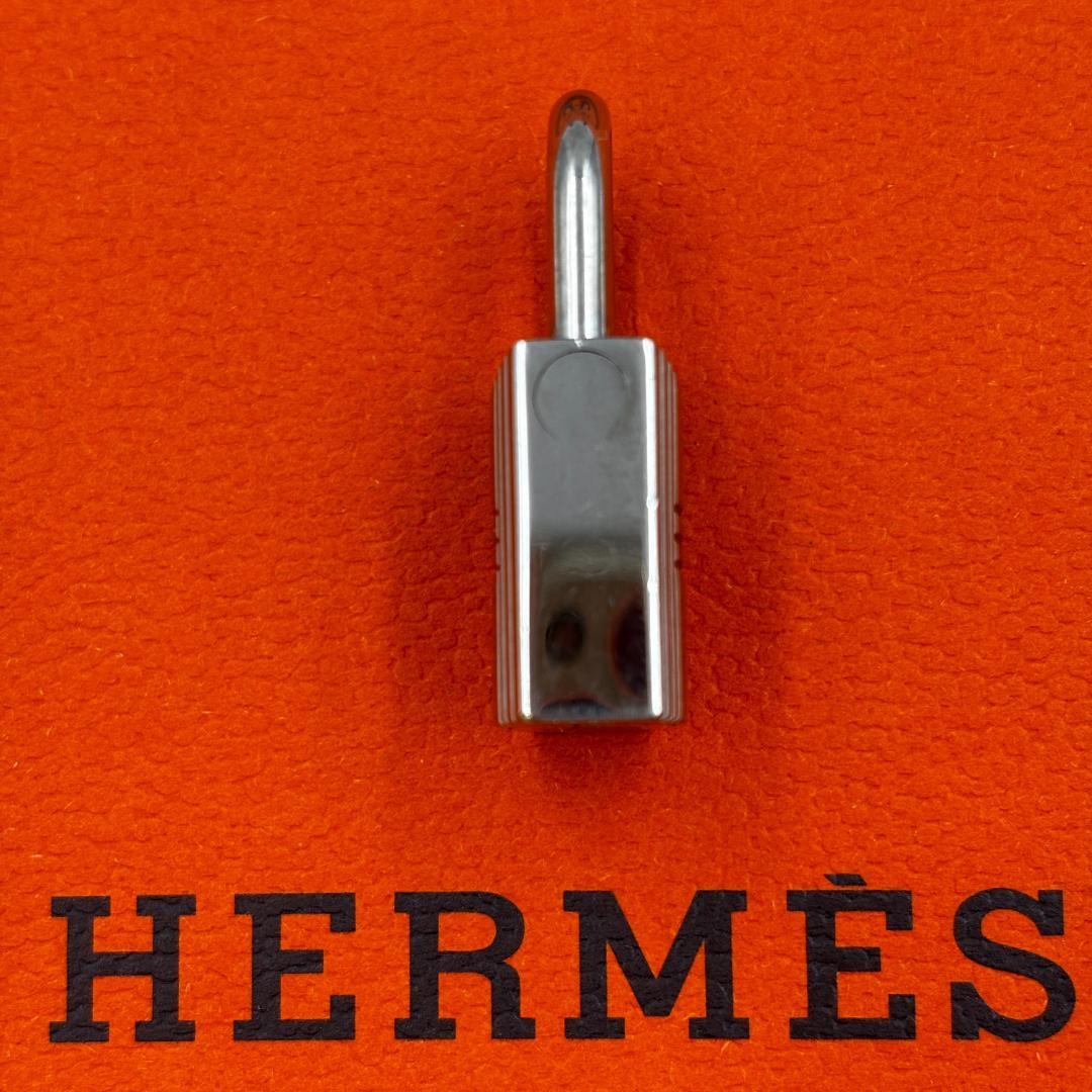 HERMÈS エルメス カデナ/南京錠 鍵セット No.104 美品 シルバー
