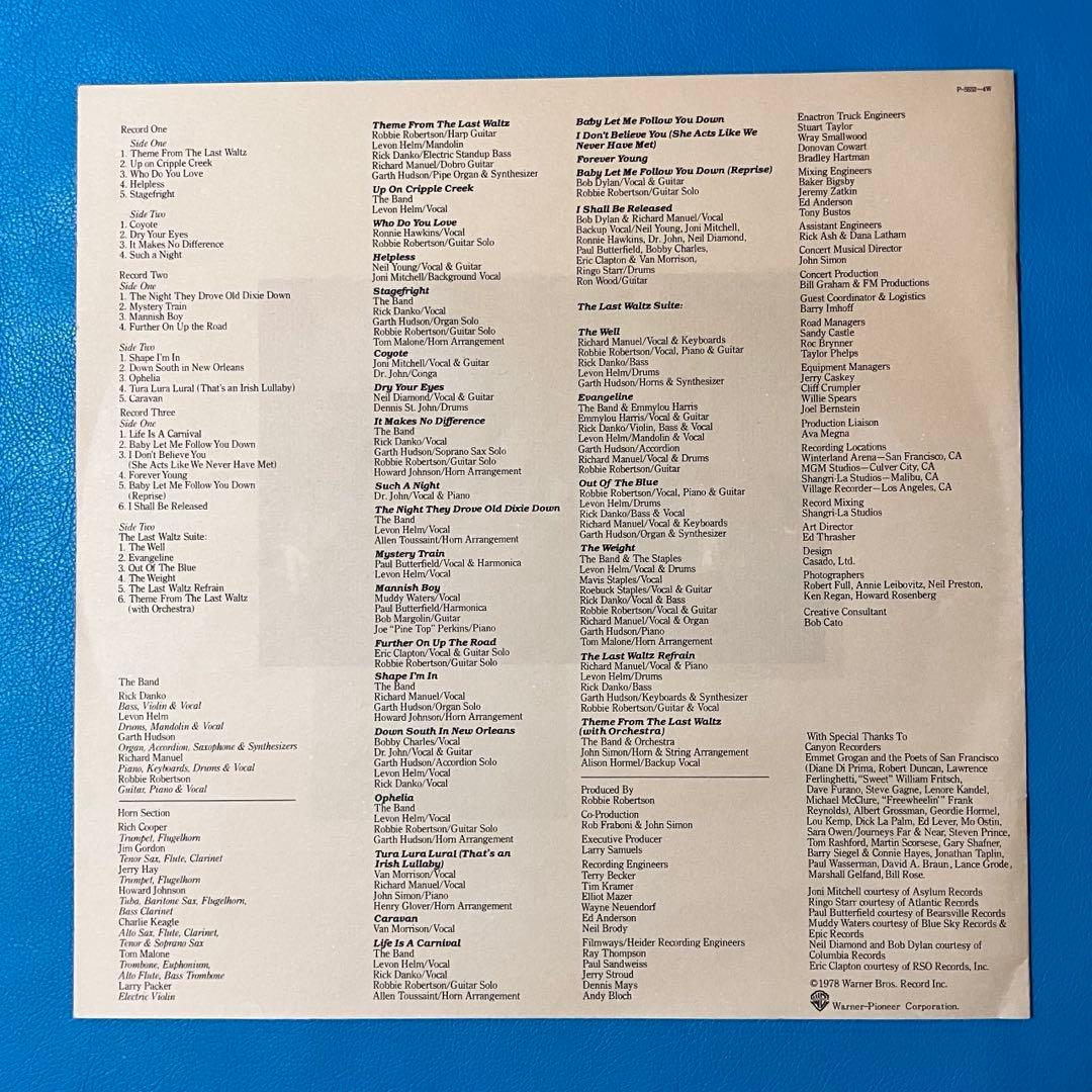 【見本盤LP】The Band =ザ・バンド/ 「The Last Waltz」