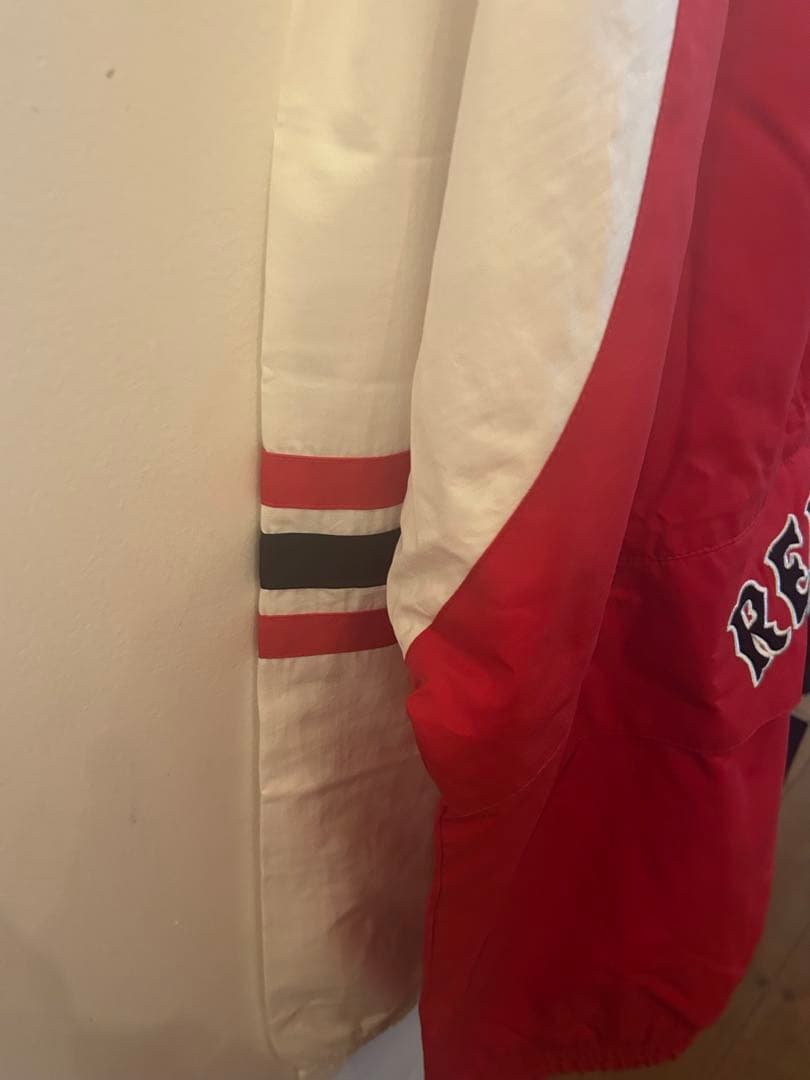 【新品タグ付き】ボストンレッドソックス　ハーフジップジャケット　XL