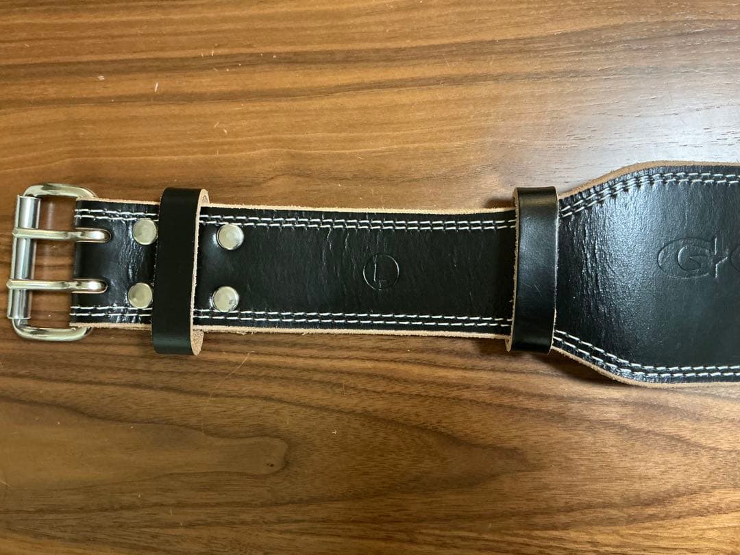 ゴールドジム　EXレザーベルト　Lサイズ