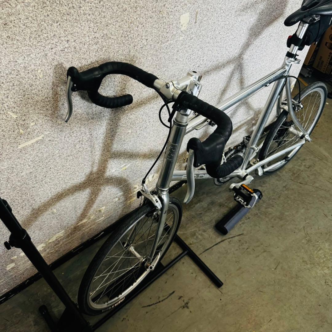 配送無料✨美品！エーエヌデザインワークス ミニベロ ロードバイク