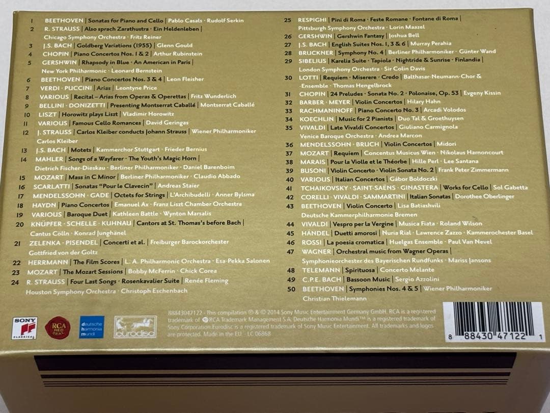 クラシック 50 Great Recordings 50CDBOX