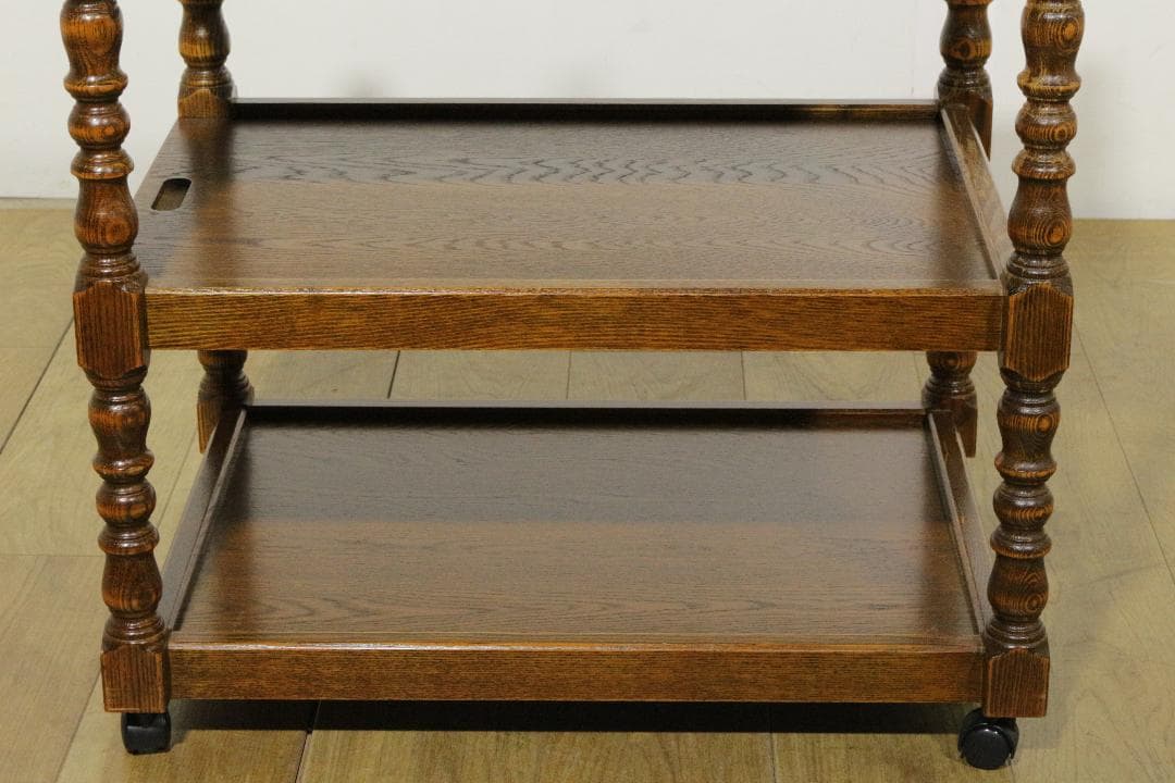 み*こ様 三越★３段ワゴン★木製家具★引き出し★トレー★