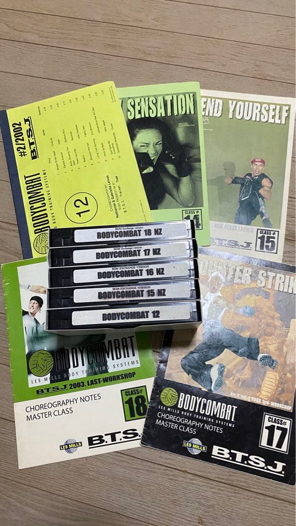 BTSJ レスミルズ　超希少　レア　ボディコンバットビデオ&コリオシートセット