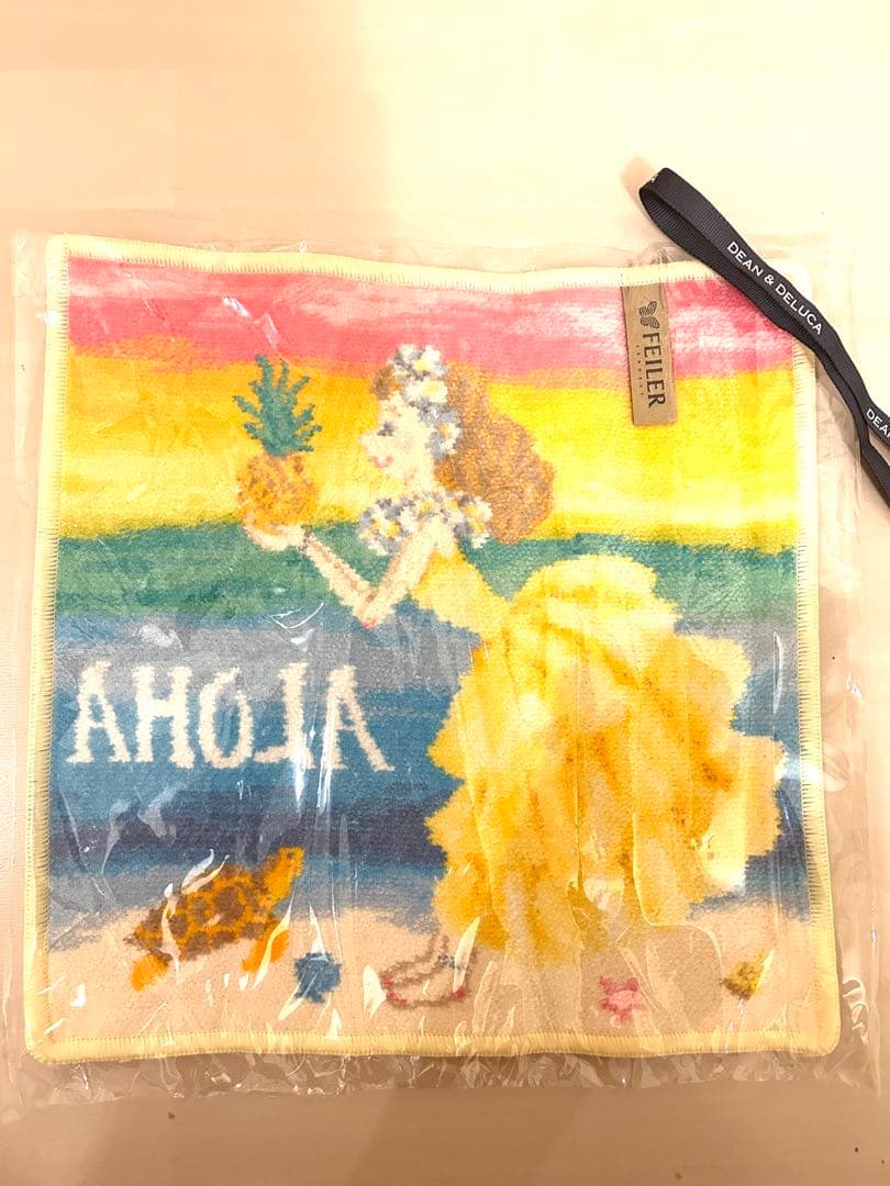 DEAN&DELUCA Hawaii限定　フェイラー　ハンカチ イエロー