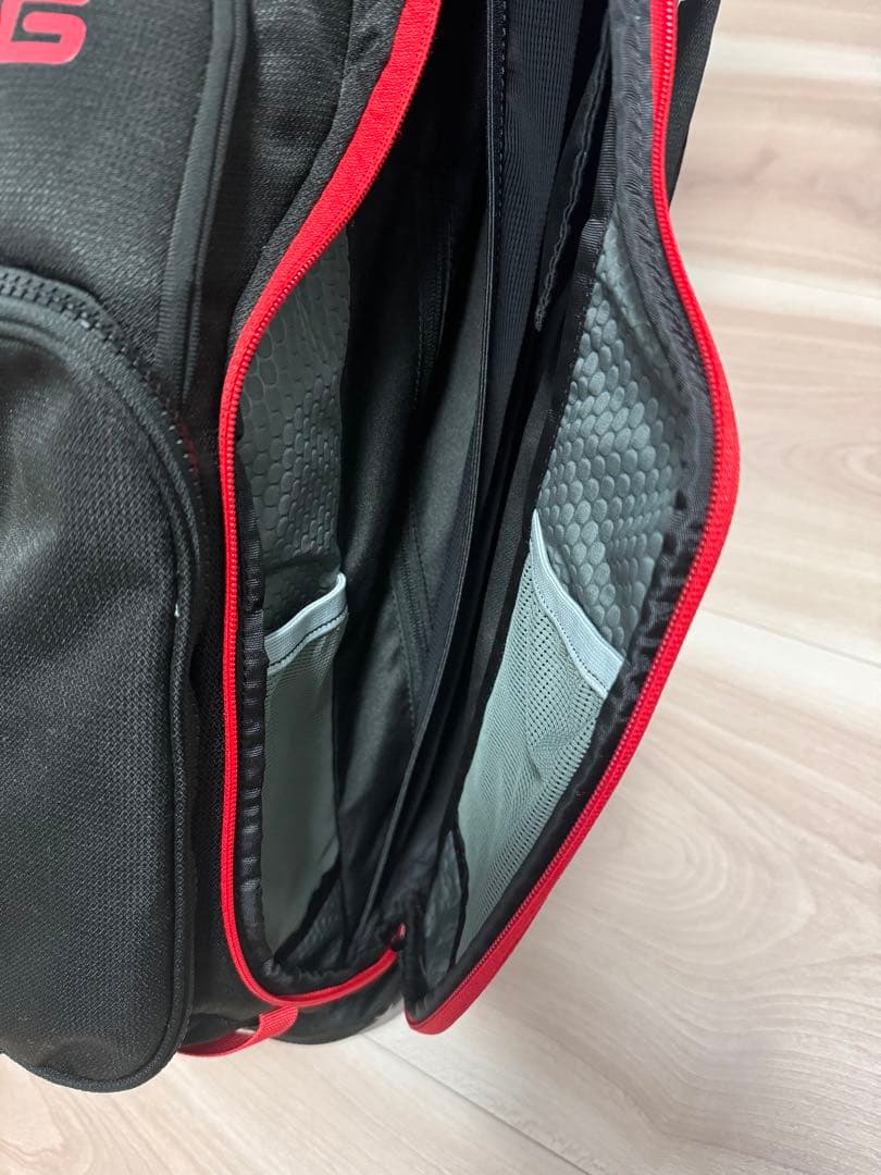 PING Hoofer キャディバッグ ブラック/レッド