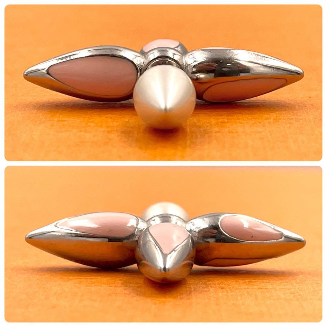 《超美品》ルイヴィトン ピアス ブックル ドレイユ・ルイゼット ローズ シルバー