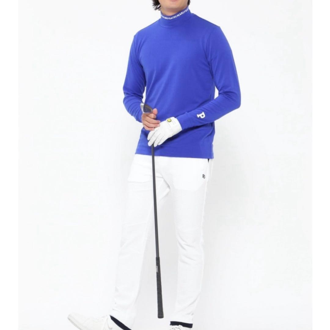 パーリーゲイツ☆新品 吸湿発熱 ソリストヒート ベア天 ハイネックカットソー