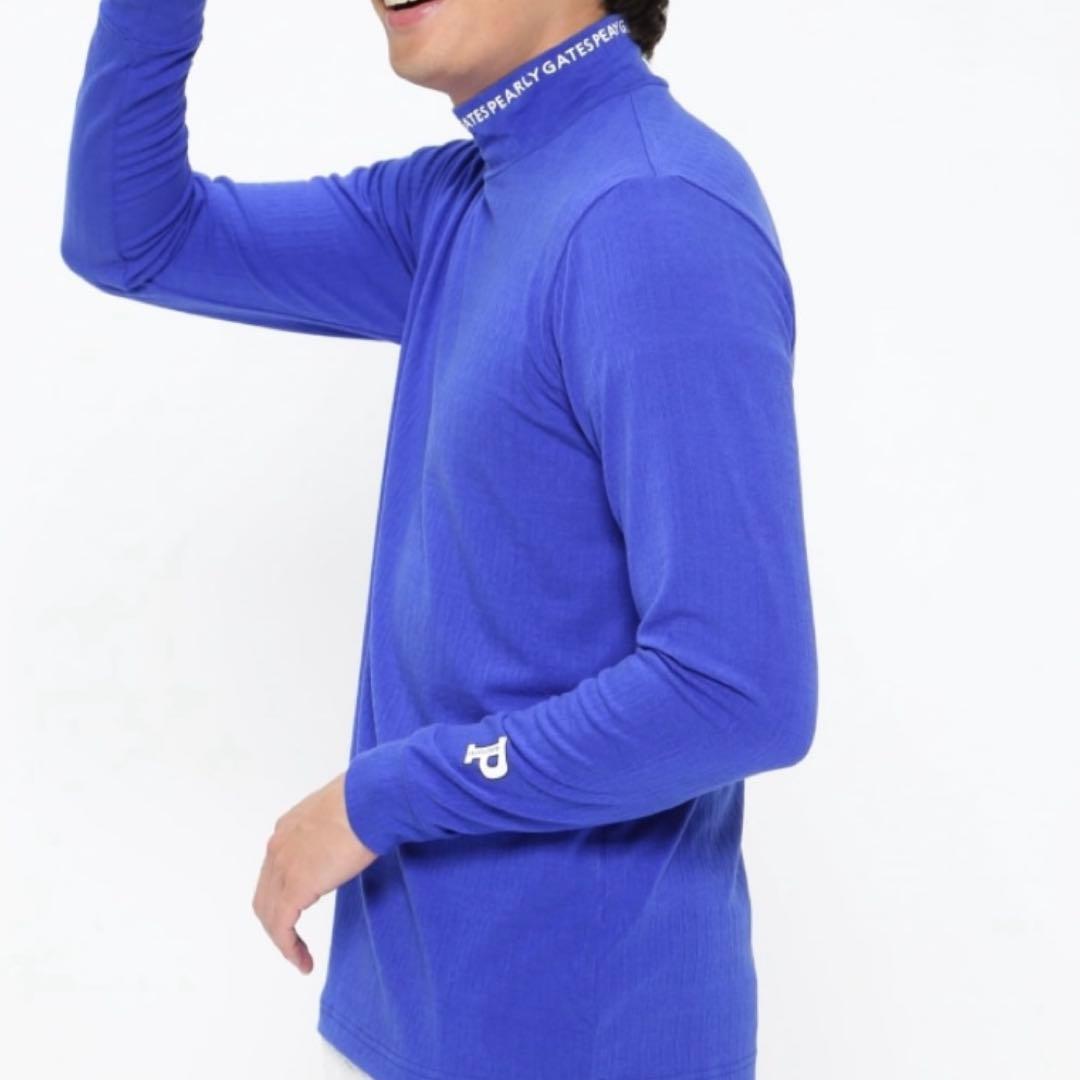 パーリーゲイツ☆新品 吸湿発熱 ソリストヒート ベア天 ハイネックカットソー