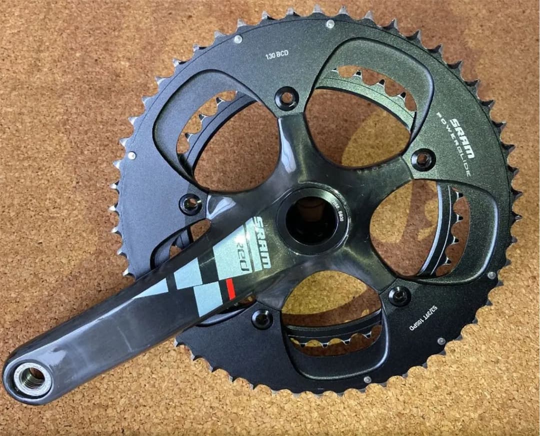 スラムレッドクランク　ブラックエディション限定品53/39.172.5 10s