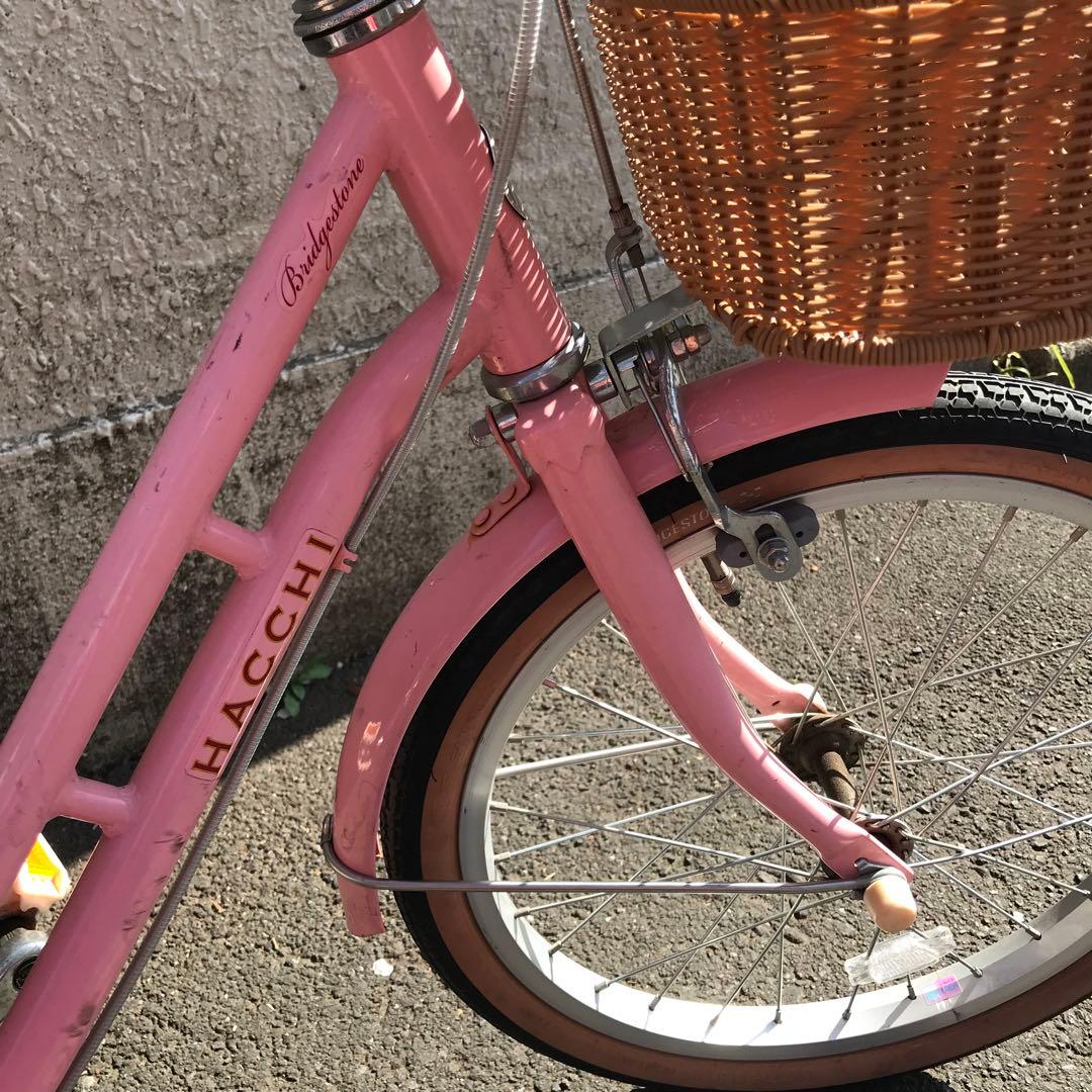 （引き取り限定）ブリヂストン HACCHI ハッチ 18インチ ピンク