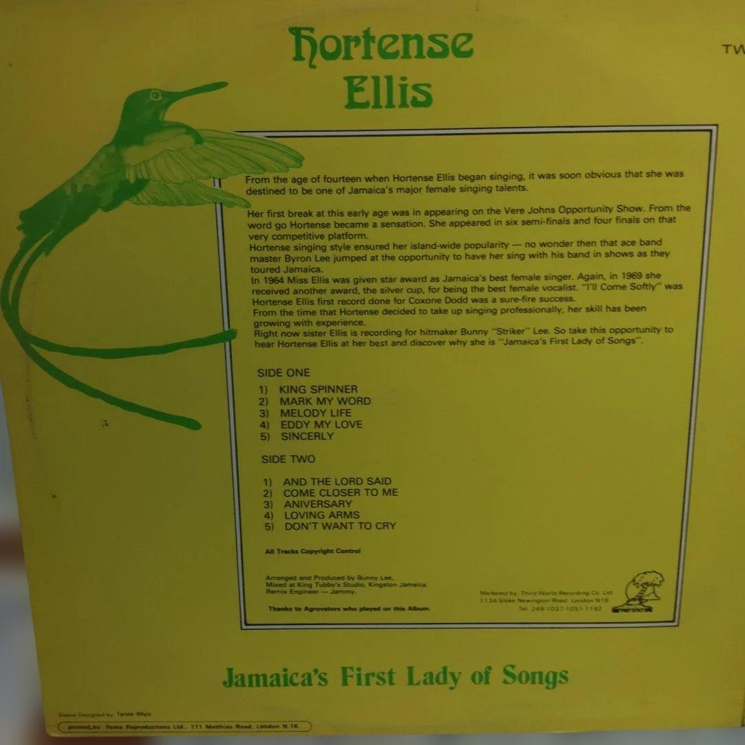 洋楽 Hortense Ellis Jamaica's First Lady of S