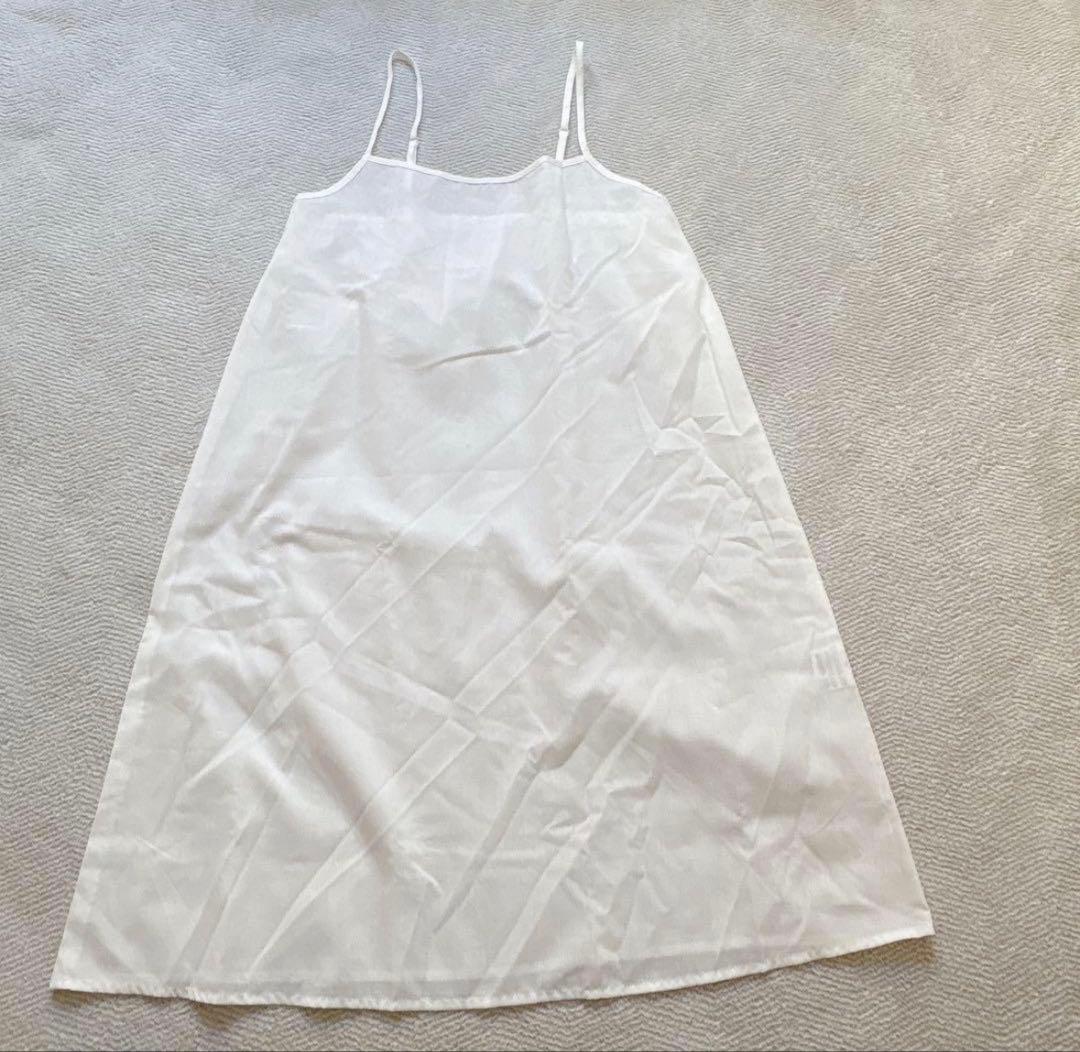 新品✨OBLI イエローレースワンピース　オブリ　コットンレース　インナー付き