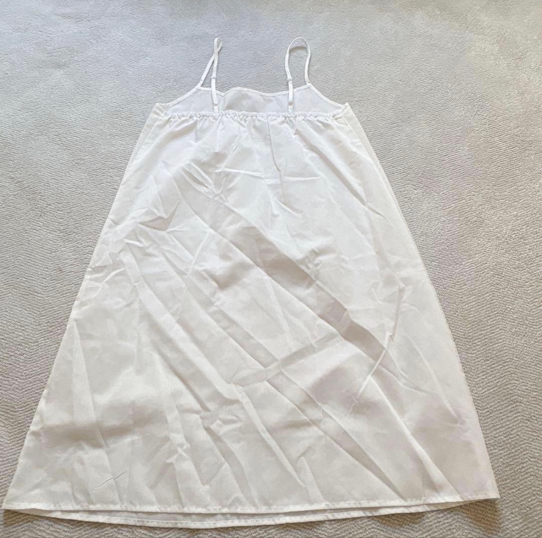 新品✨OBLI イエローレースワンピース　オブリ　コットンレース　インナー付き