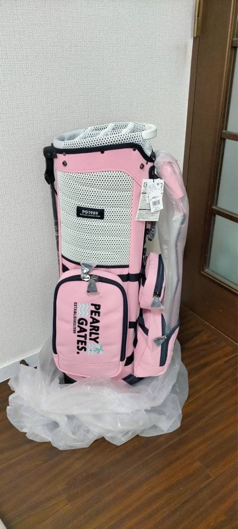 新品 タグ付き　パーリーゲイツ スタンド式 キャディバッグ　希少　限定カラー