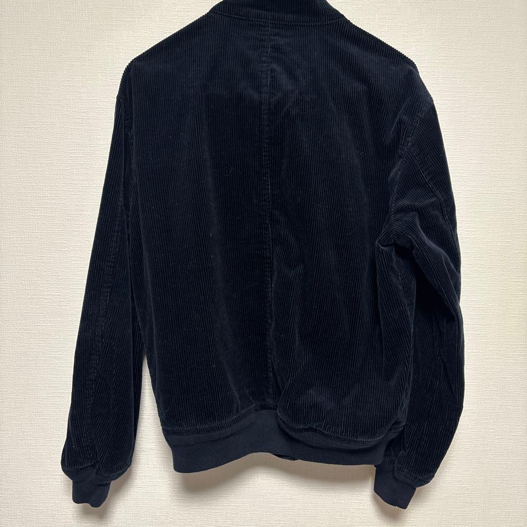 コーデュロイ ジップアップジャケット ダークネイビー