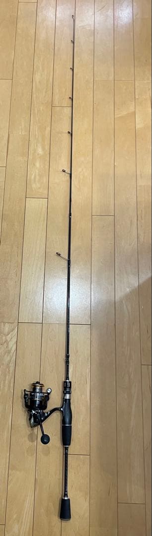 釣りセット2ピースロッド&リール・トラウトスプーンセット&ケースラインオマケ付