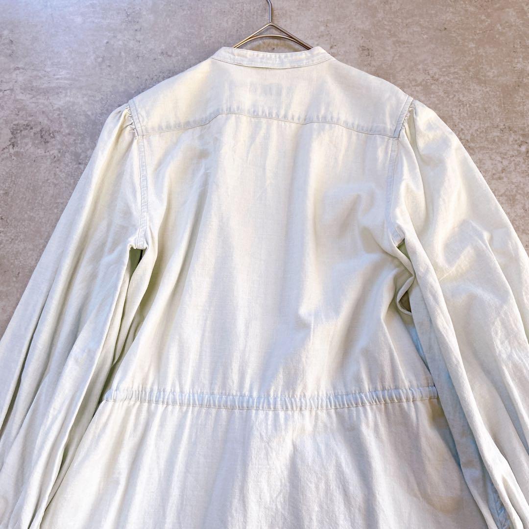 現行近年　ポロラルフローレン　インディゴシャツロングワンピース　デニム　フレア