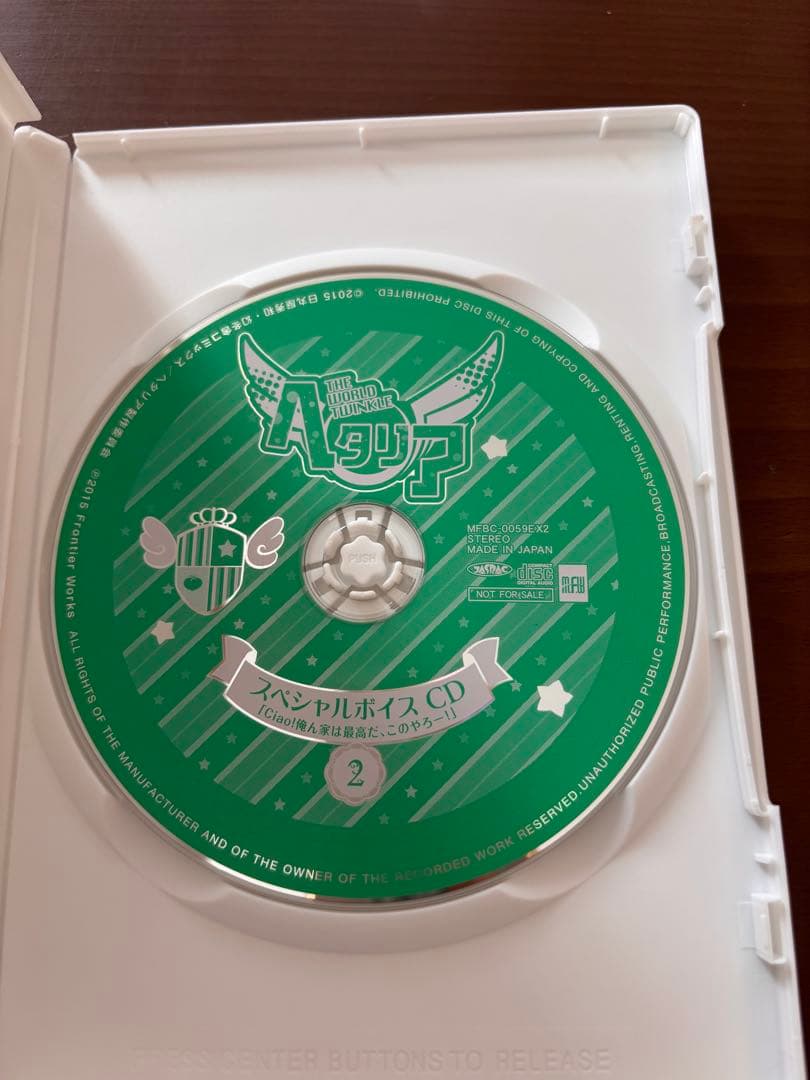 ヘタリア World Twinkle アニメDVDセット 特典CD 原作カード付