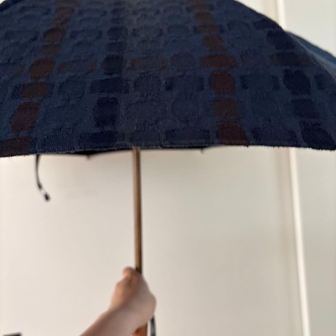 dantan オリジナル日傘 ネイビーチェック