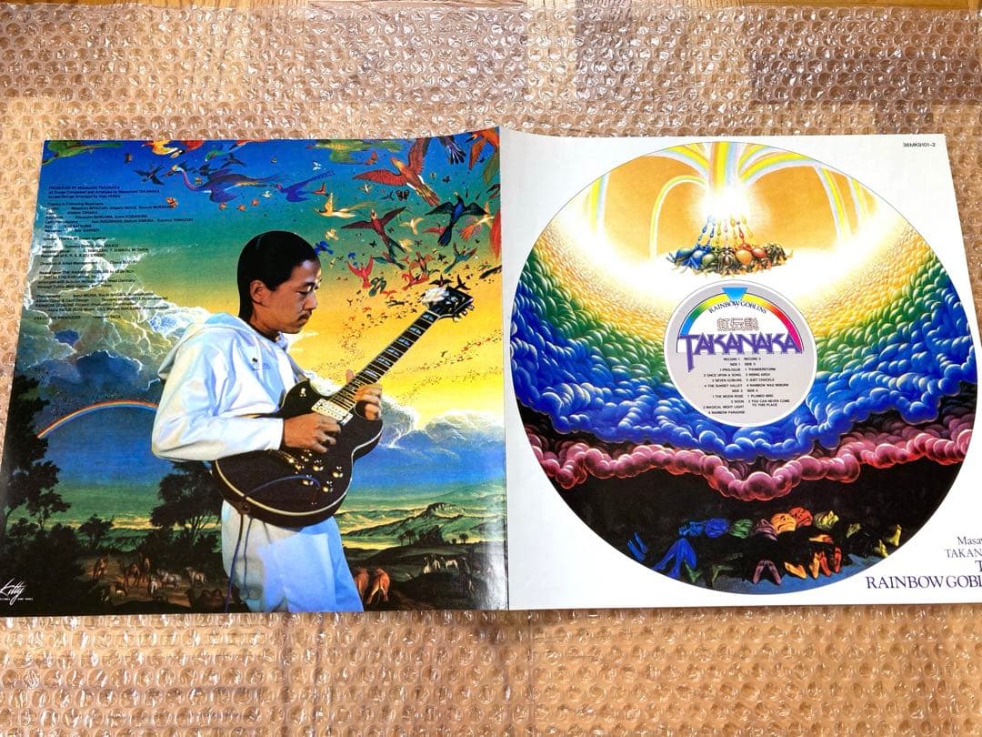 【オリジナル/良品】2LP 高中正義 / 虹伝説 帯付　和フュージョン