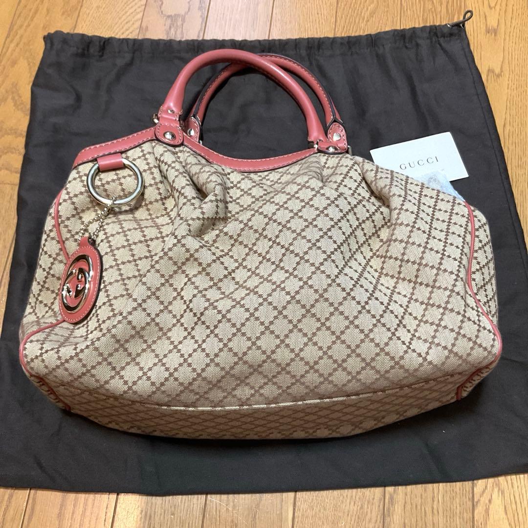 美品　グッチ　トートバック