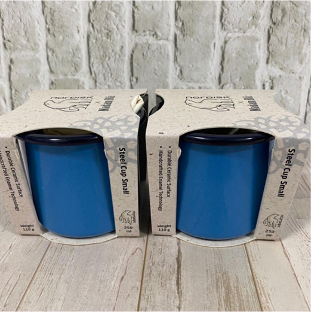 ノルディスク×マダムブローマグカップ③ 250ml×2個　スカイブルー