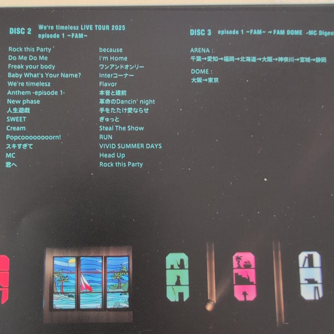 timelesz FAM DOME 2025-2026 初回限定盤 DVD