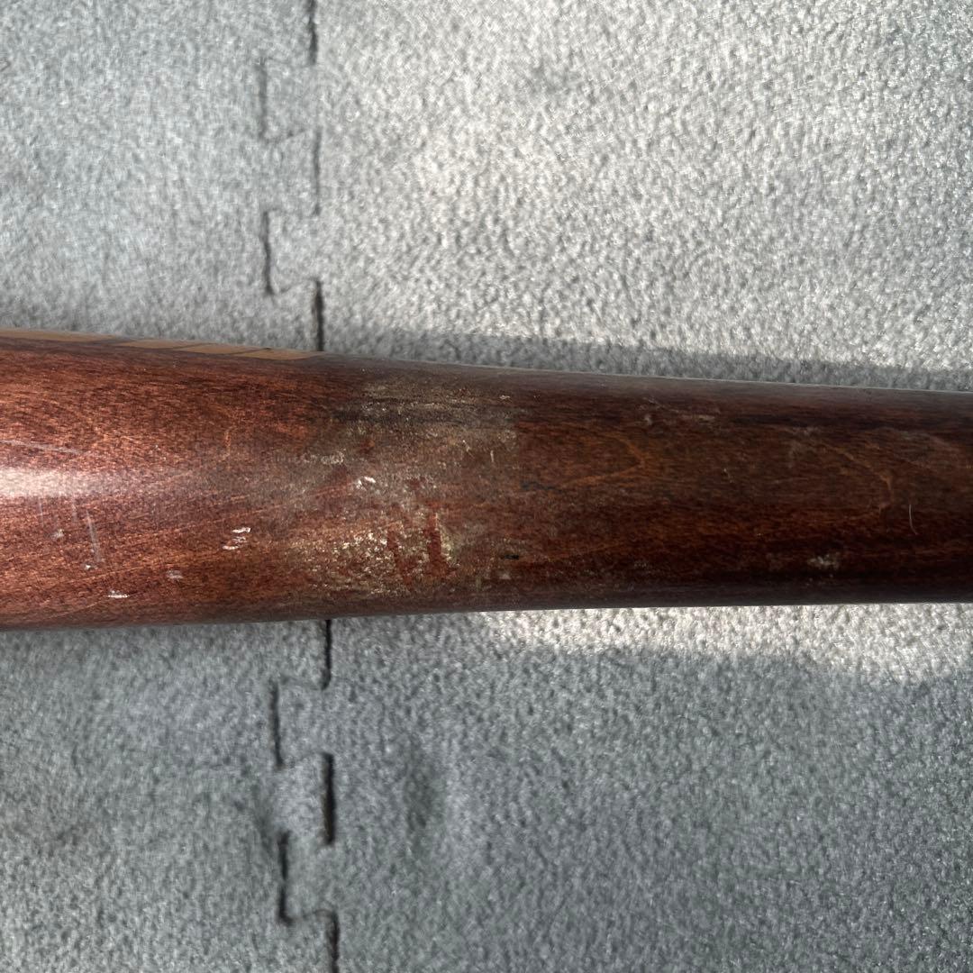 ZETT 木製硬式バット ブラウン