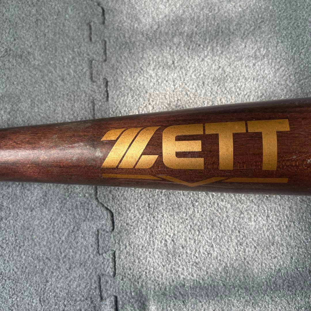 ZETT 木製硬式バット ブラウン