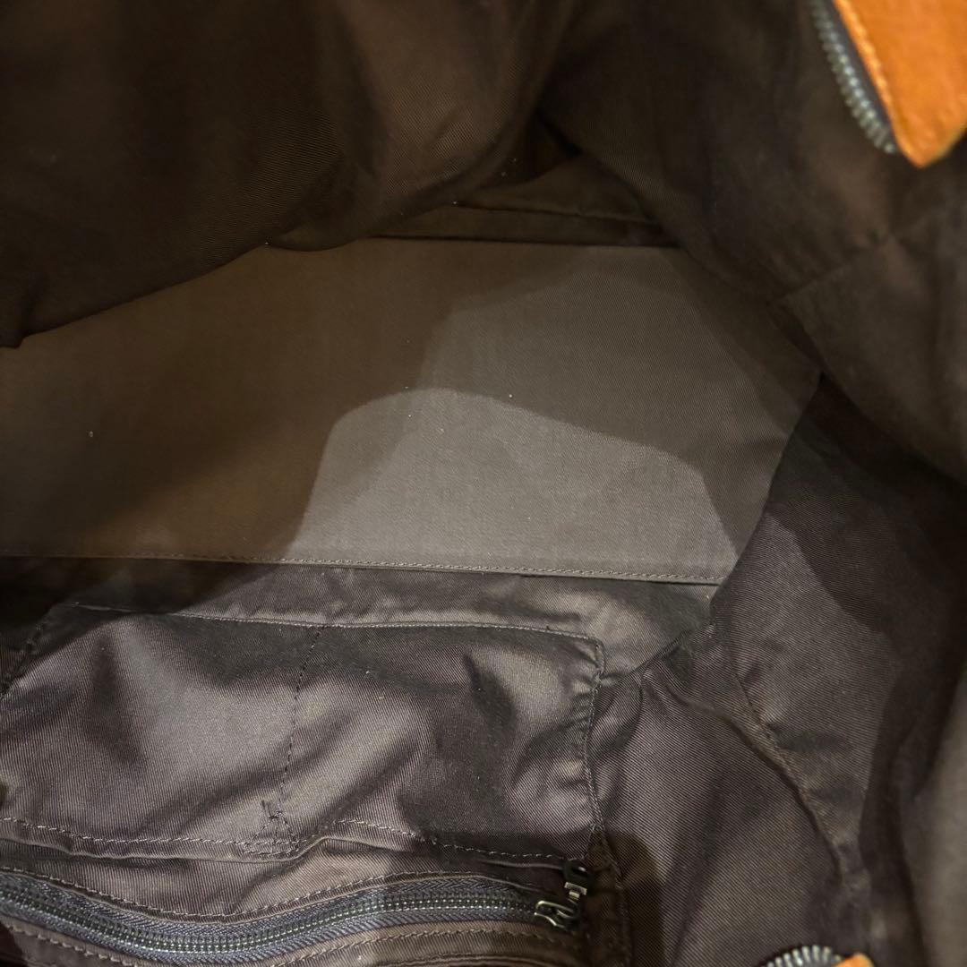 nano universe レザー 大きめトートバッグ