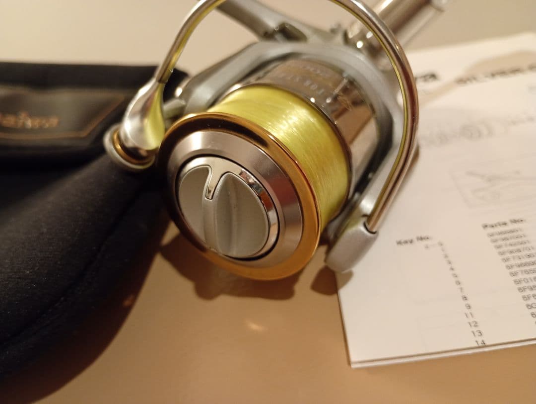 ダイワ　シルバークリークX2004C rcs50mmハンドル　コルクノブ仕様